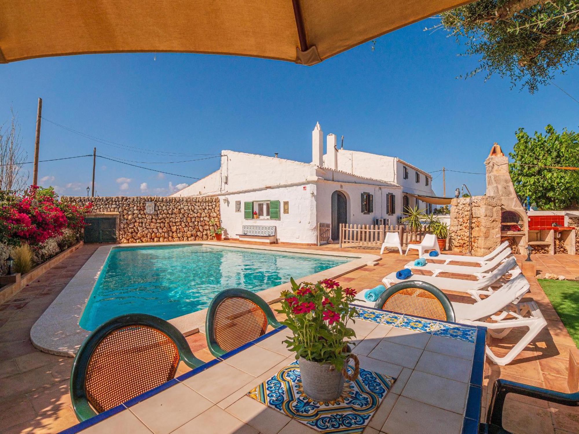 Casa Rural Menorquina Con Piscina Y Barbacoa Sant Climent ภายนอก รูปภาพ