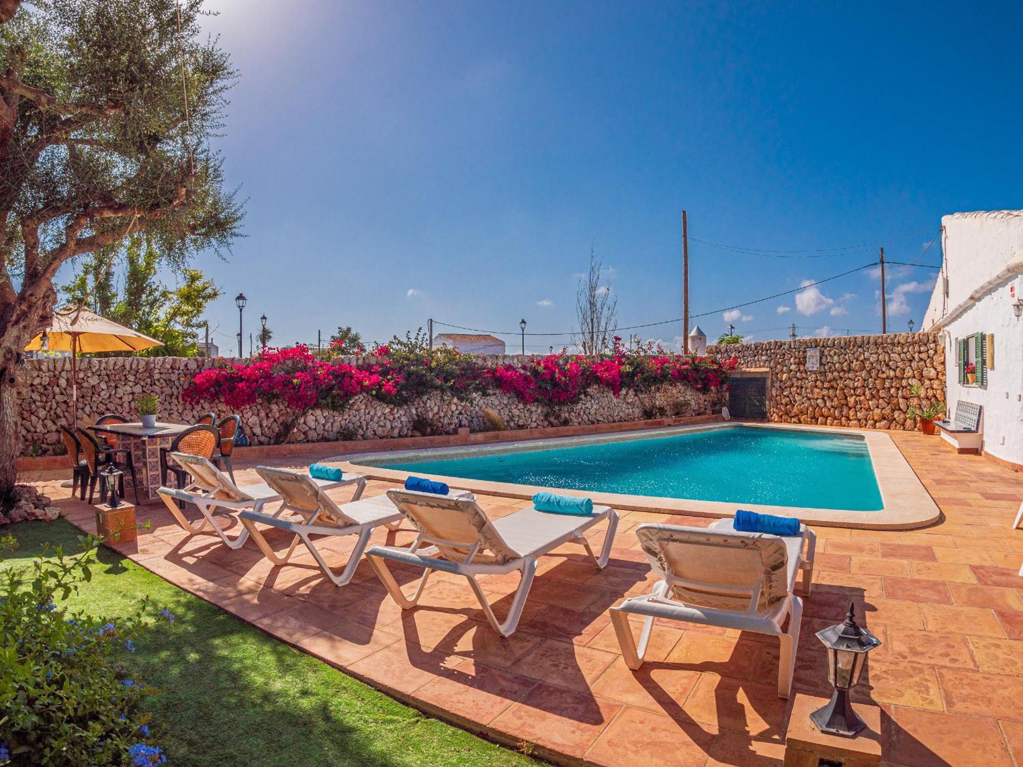 Casa Rural Menorquina Con Piscina Y Barbacoa Sant Climent ภายนอก รูปภาพ